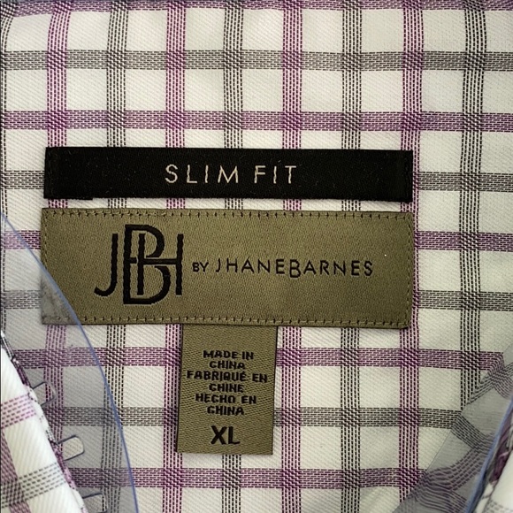 NWT JHane Barnes men shirt size XL Long Sleeve - Picture 2 of 10